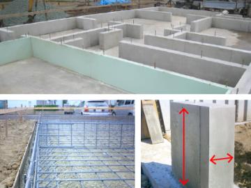 その他画像／床面と立ち上がり部分が一体となる強固なベタ基礎工法。 幅は150mm、高さは40mm。鉄筋はあらかじ(2025年8月)